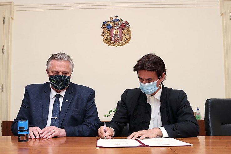 Badány Lajos eskütétel