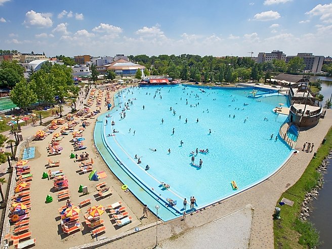 Hajdúszoboszlón jelenleg csak a tradicionális strandrész üzemel.