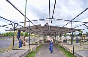 Új tetőt kapnak a piaci sorok a Zsarnain