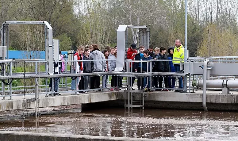 A szennyvíztisztítás folyamatával ismerkedtek